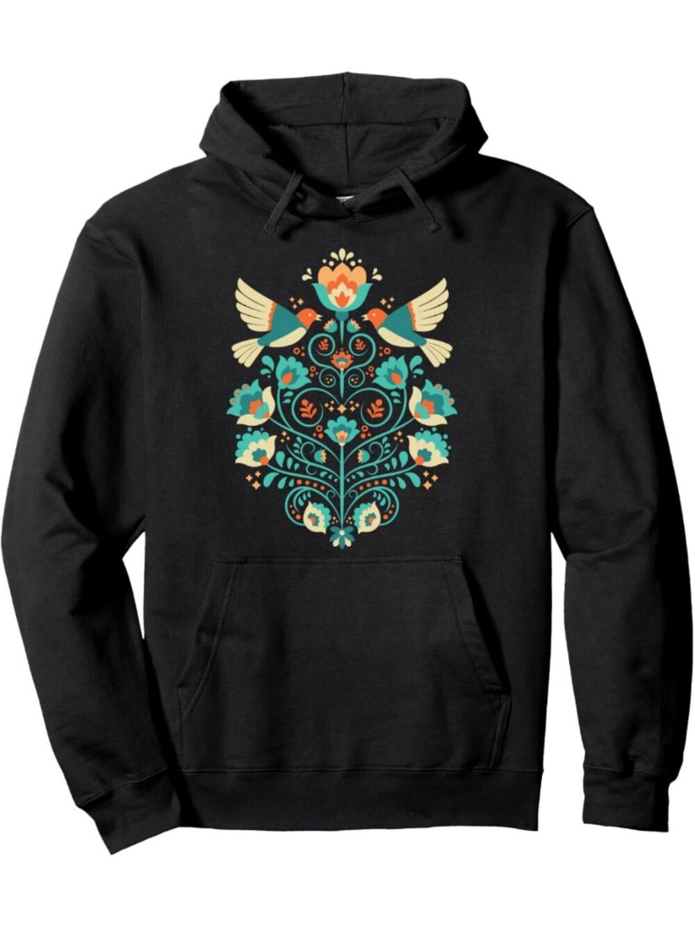 Folk Art Hex Sign Pullover Hoodie | Cozy, Unique Design | Perfect Gift Idea